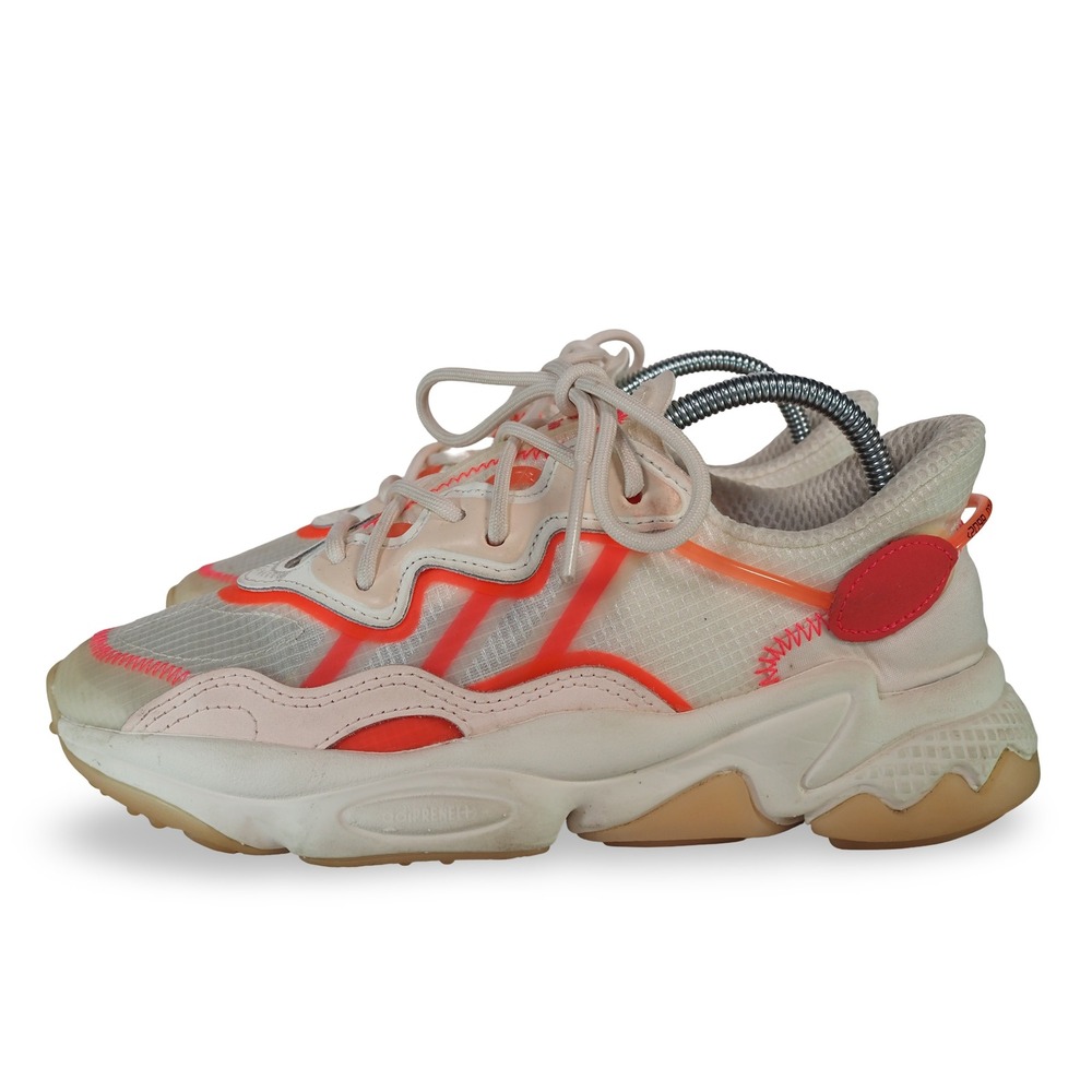 Adidas Ozweego Sneakers Women 5.5 Signal Pink Off White FY3128 Running Shoes - Picture 2 of 11
